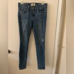 Frame Denim Skinny Jeans - Le Skinny de Jeanne - Size 26 - medium wash